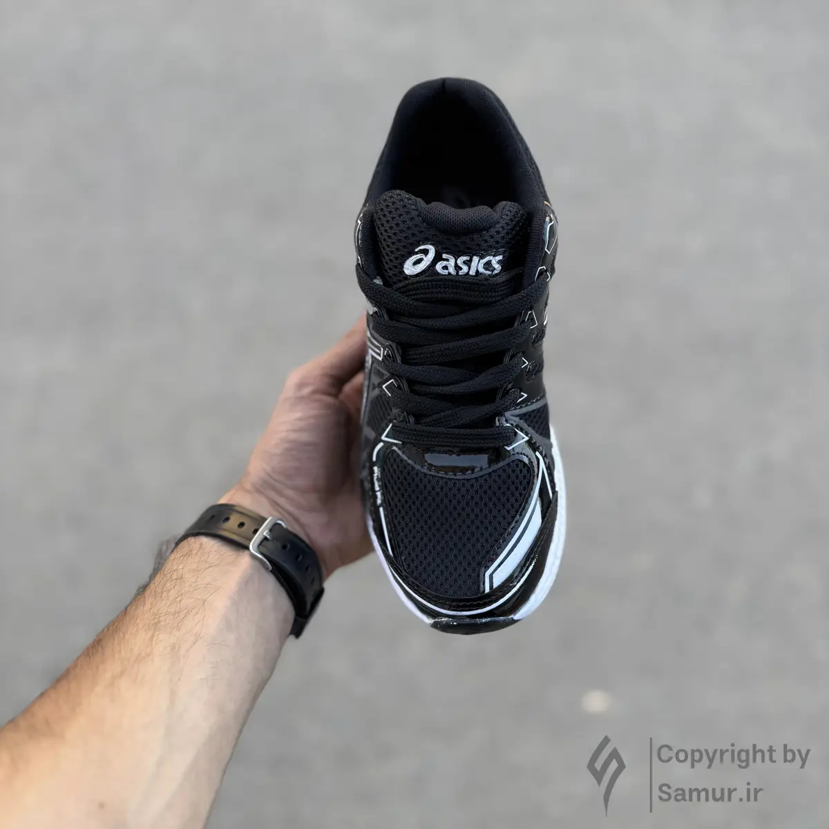 گالری تصاویر کتونی اسیکس کایانو 20 مشکی سفید